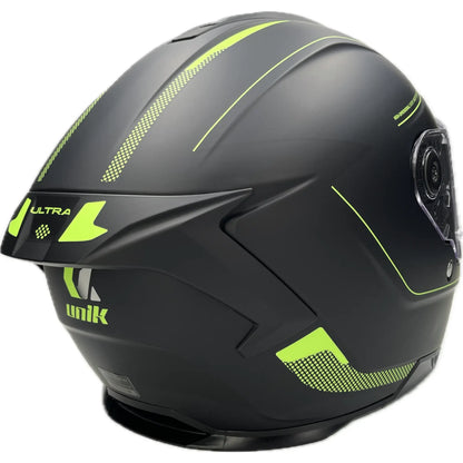 Casco Unik Ultra DV Microdot - Negro/Amarillo