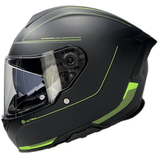 Casco Unik Ultra DV Microdot - Negro/Amarillo