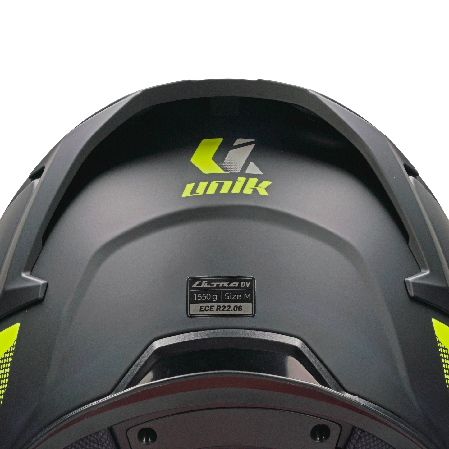 Casco Unik Ultra DV Microdot - Negro/Amarillo
