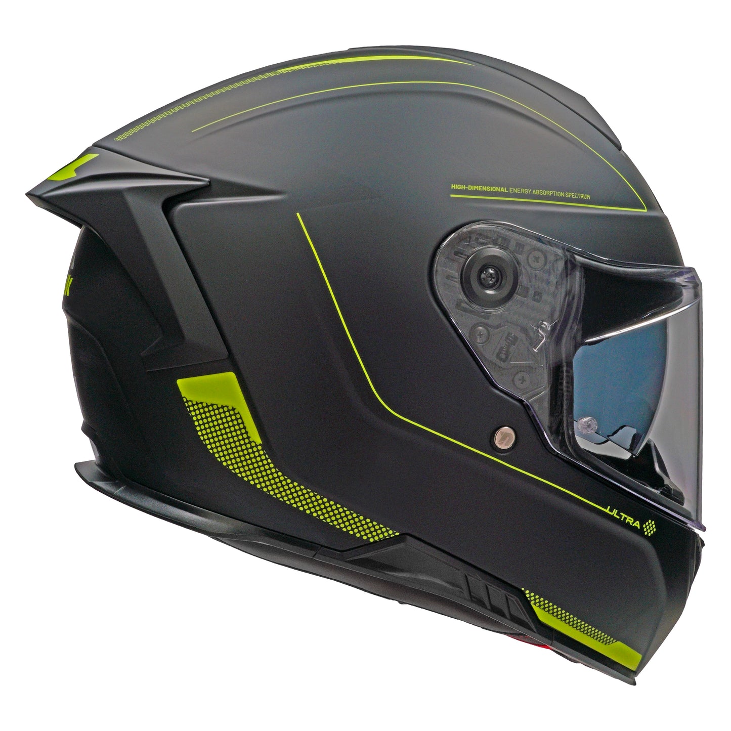 Casco Unik Ultra DV Microdot - Negro/Amarillo