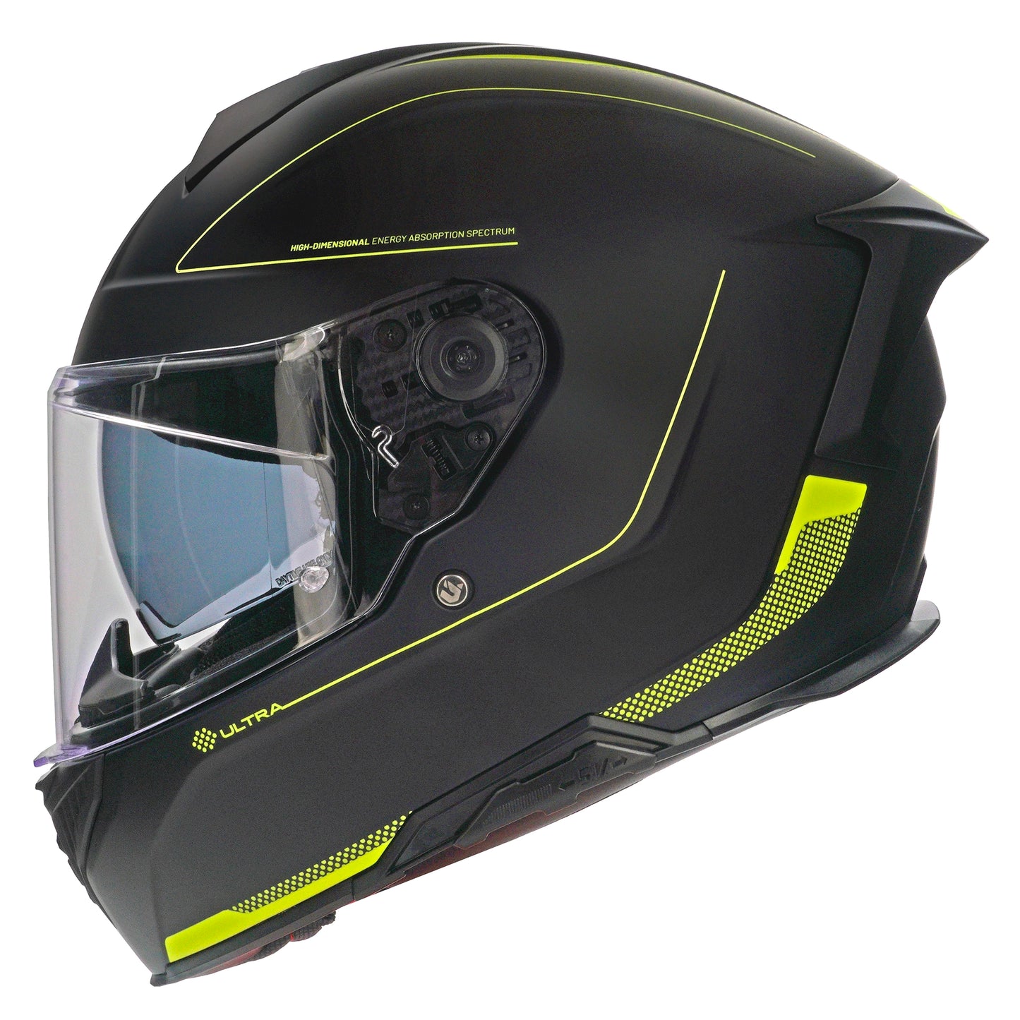 Casco Unik Ultra DV Microdot - Negro/Amarillo