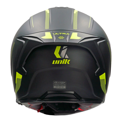 Casco Unik Ultra DV Microdot - Negro/Amarillo