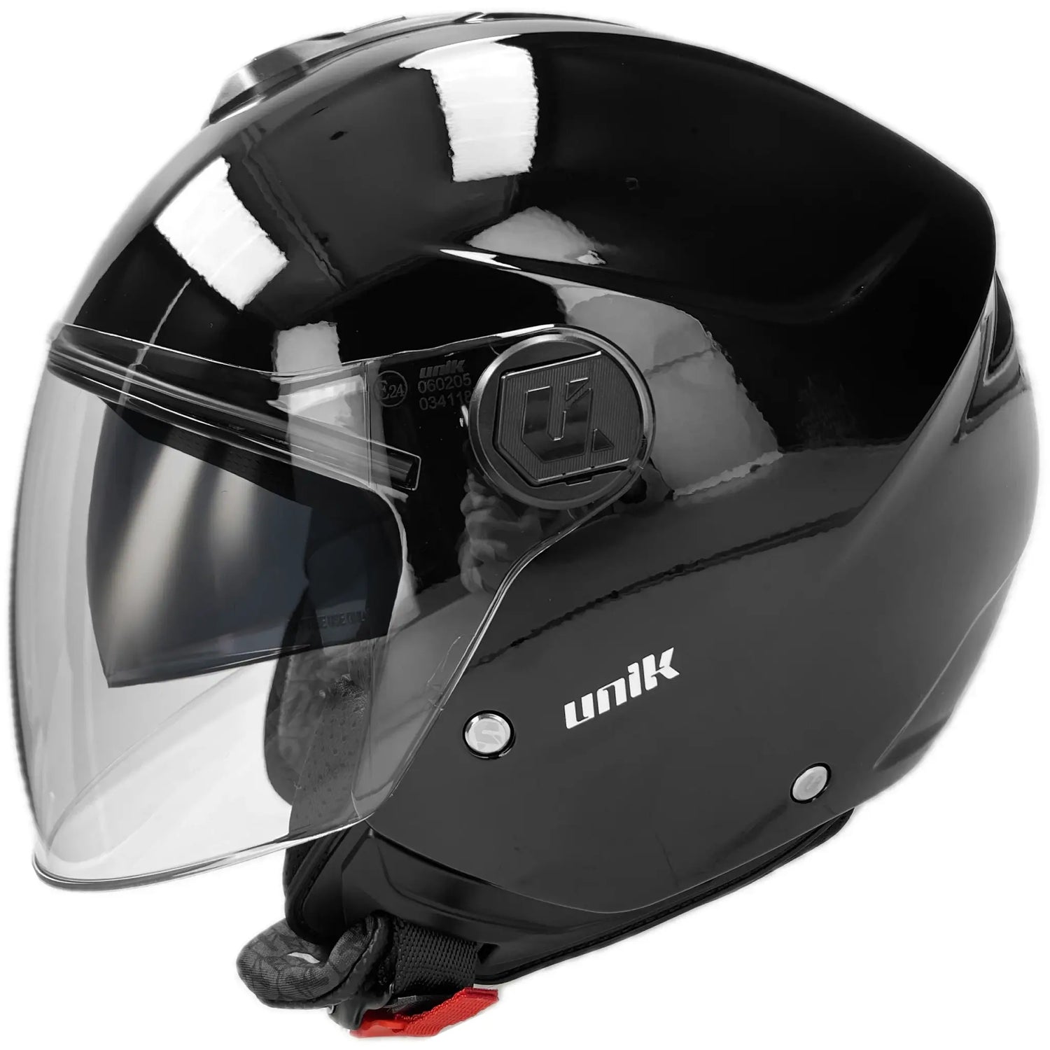 Casco Unik Vertex DV Solid - Negro Brillo