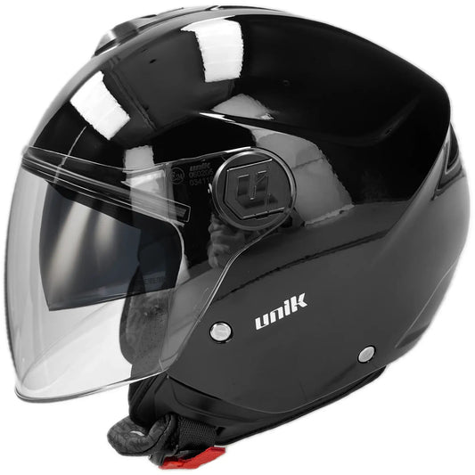 Casco Unik Vertex DV Solid - Negro Brillo