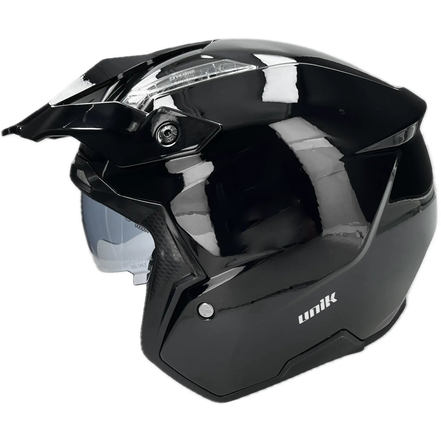 Casco Unik Link DV Solid - Negro Brillo