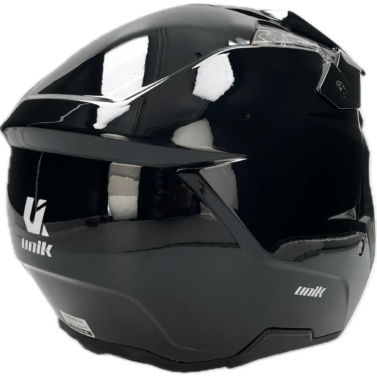 Casco Unik Link DV Solid - Negro Brillo