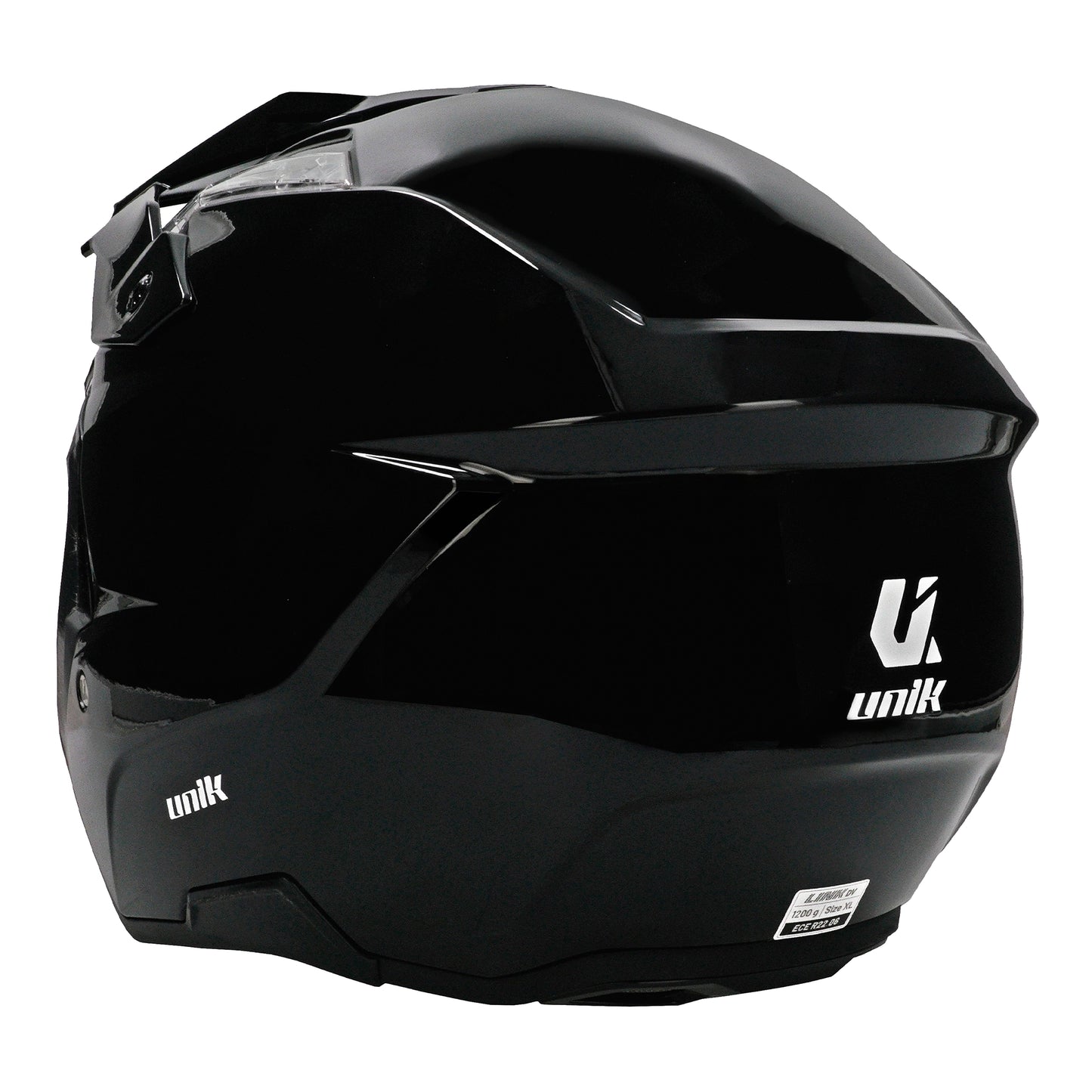 Unik Link DV Solid Helmet - Gloss Black
