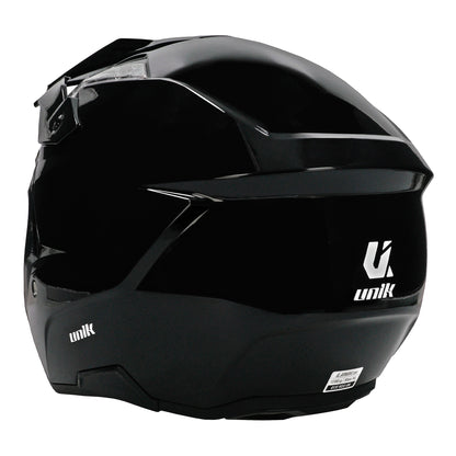 Unik Link DV Solid Helmet - Gloss Black