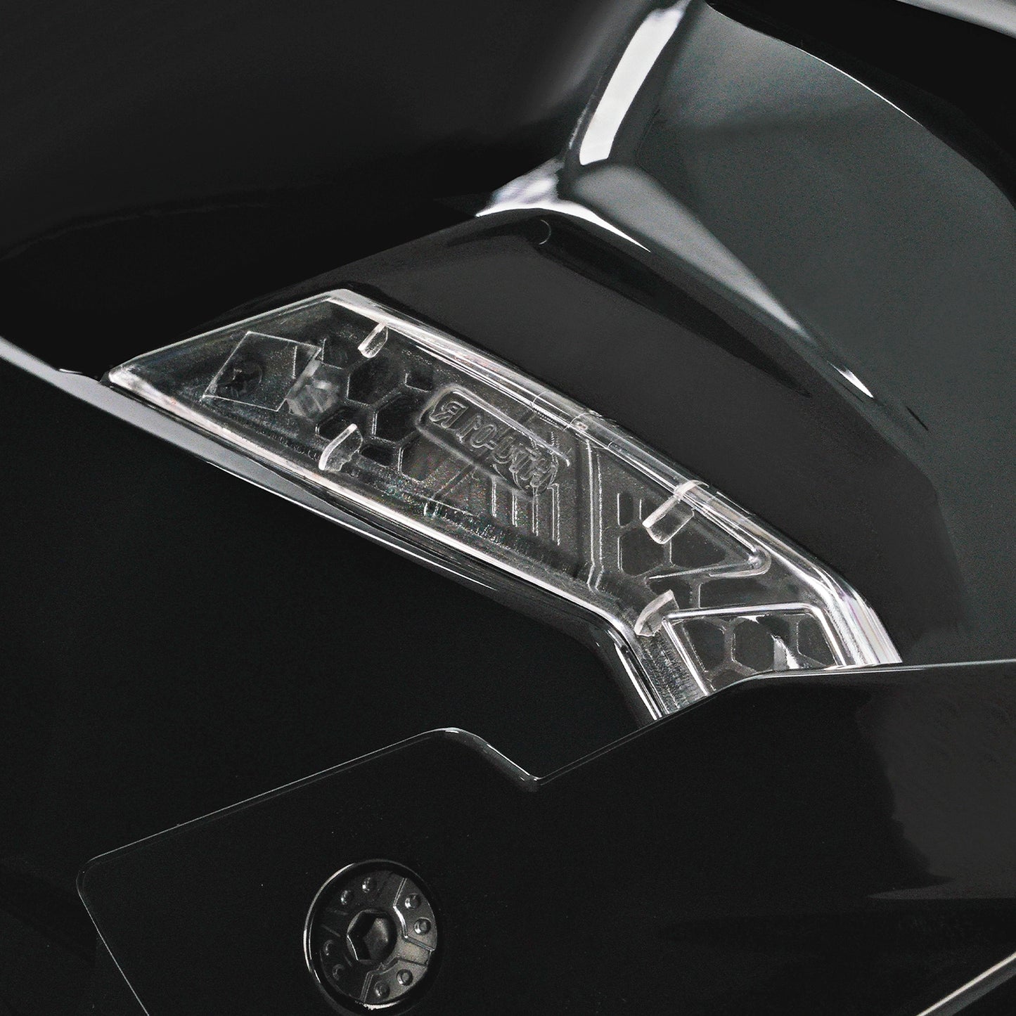 Unik Link DV Solid Helmet - Gloss Black