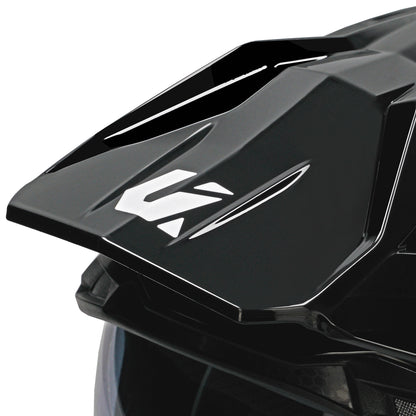 Unik Link DV Solid Helmet - Gloss Black
