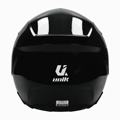 Unik Link DV Solid Helmet - Gloss Black