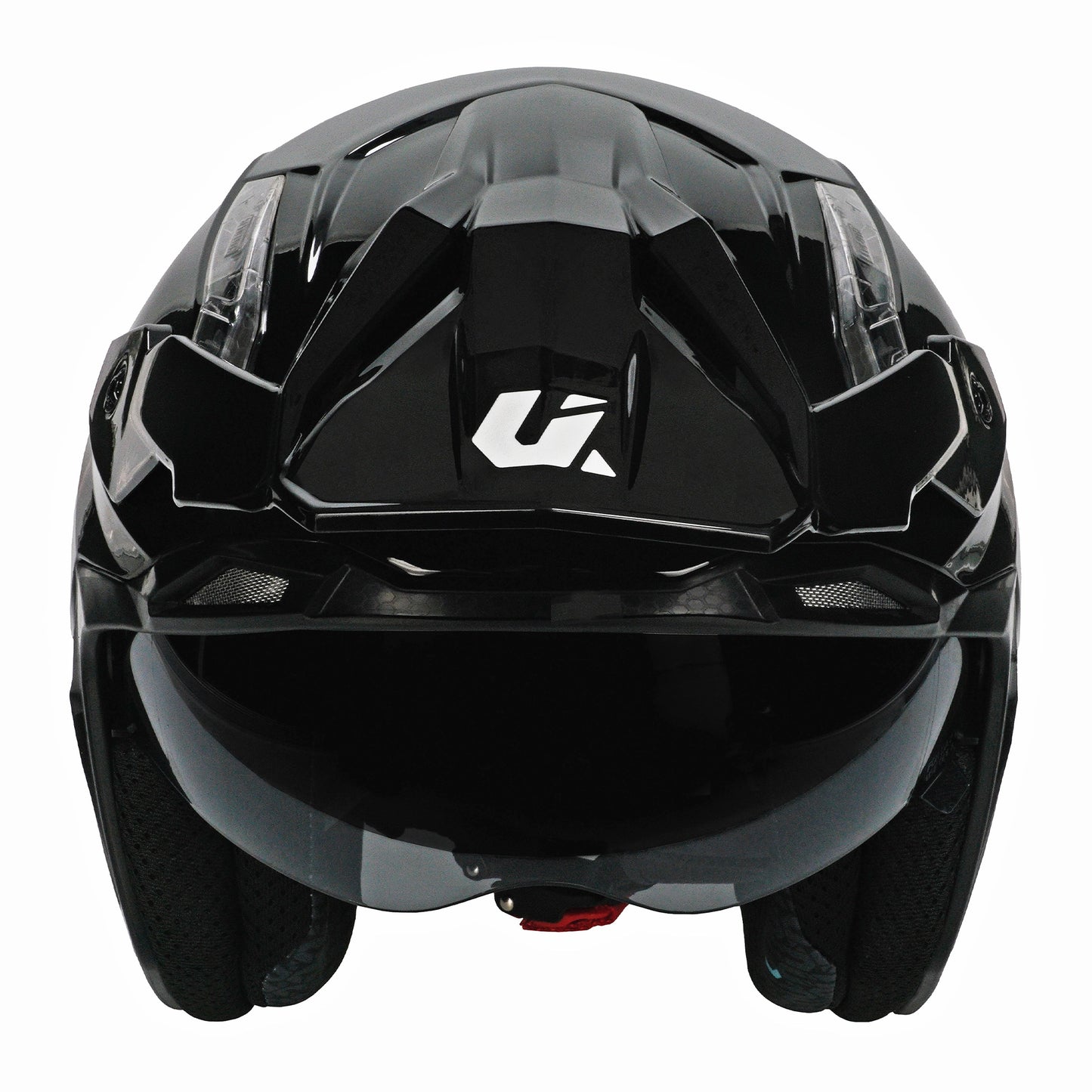 Unik Link DV Solid Helmet - Gloss Black