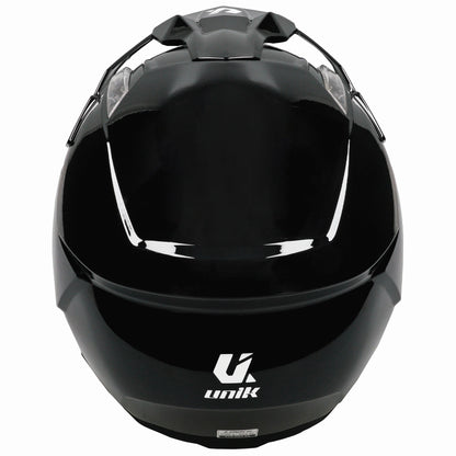 Unik Link DV Solid Helmet - Gloss Black