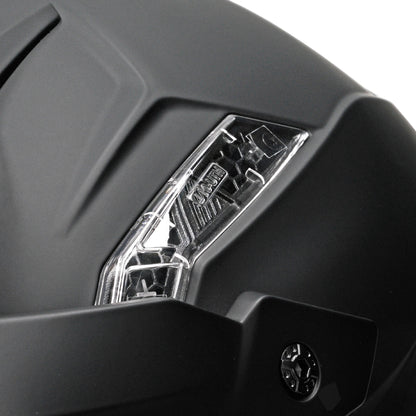 Unik Link DV Solid Helmet - Matte Black