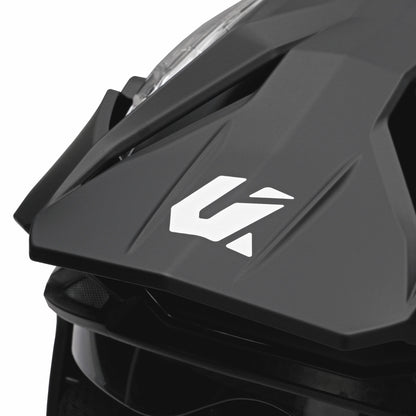 Unik Link DV Solid Helmet - Matte Black