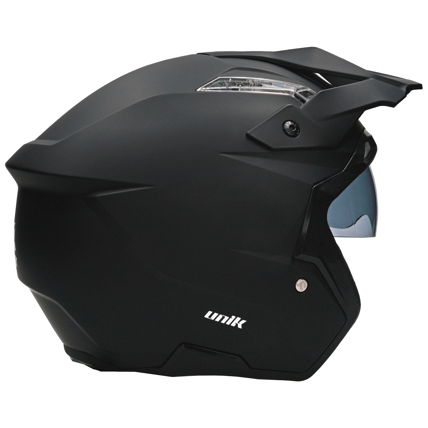 Unik Link DV Solid Helmet - Matte Black