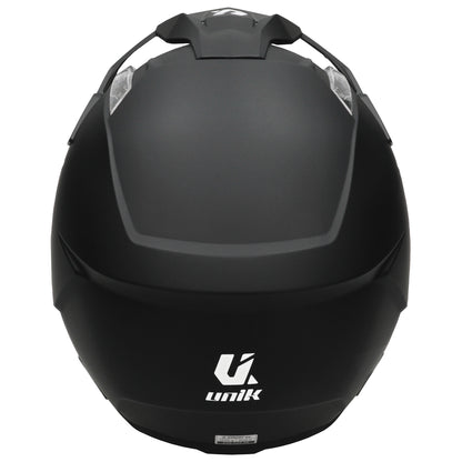 Unik Link DV Solid Helmet - Matte Black