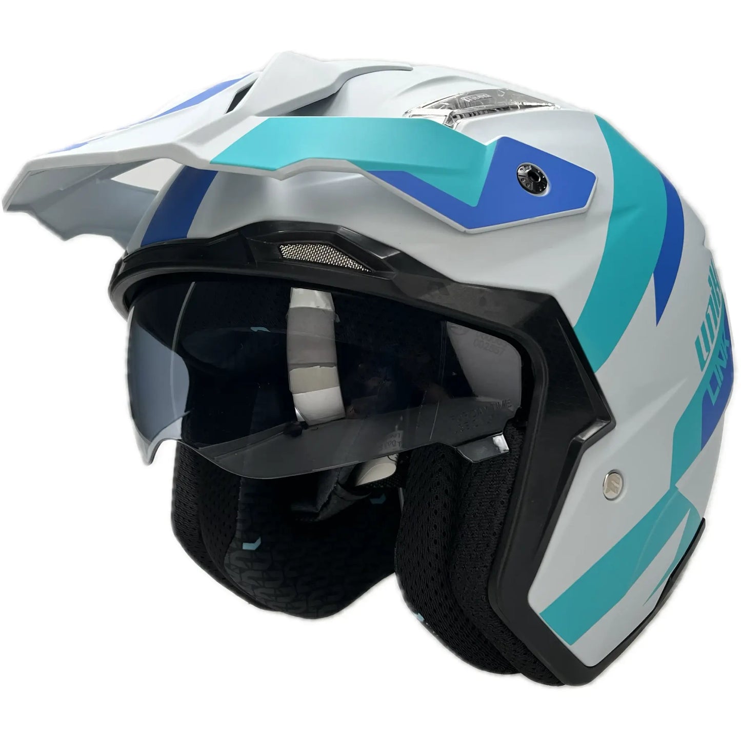Casco Unik Link DV Blueza - Gris/Azul