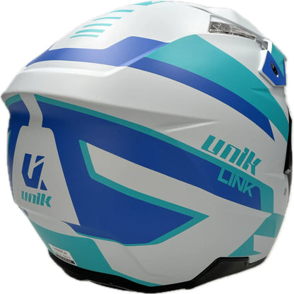 Casco Unik Link DV Blueza - Gris/Azul