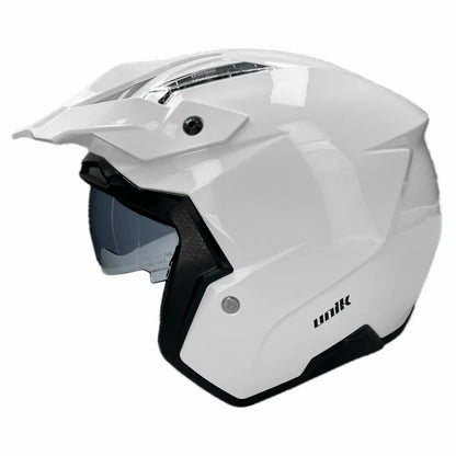 Casco Unik Link DV Solid - Blanco Brillo