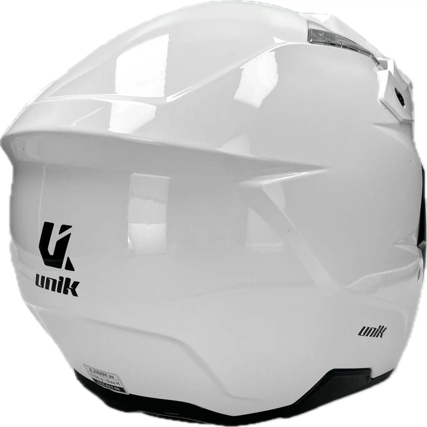 Casco Unik Link DV Solid - Blanco Brillo