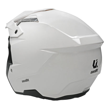 Unik Link DV Solid Helmet - Gloss White