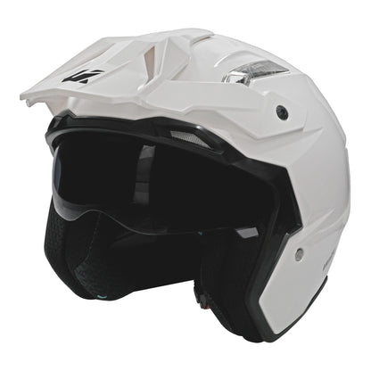 Unik Link DV Solid Helmet - Gloss White