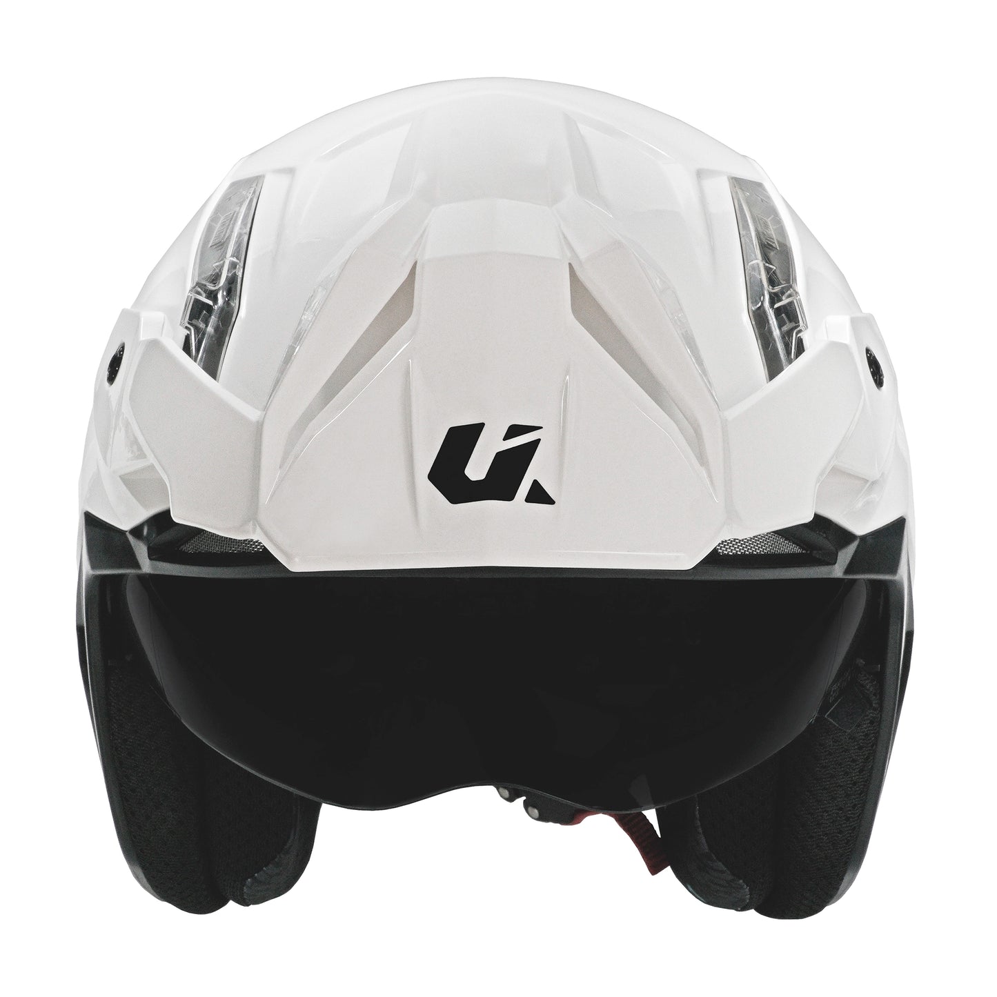 Unik Link DV Solid Helmet - Gloss White
