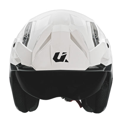 Unik Link DV Solid Helmet - Gloss White