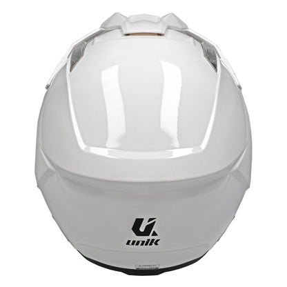 Unik Link DV Solid Helmet - Gloss White