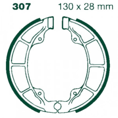 Mordazas de freno Yamaha / SYM / Peugeot / Kymco 130x28 EBC H307