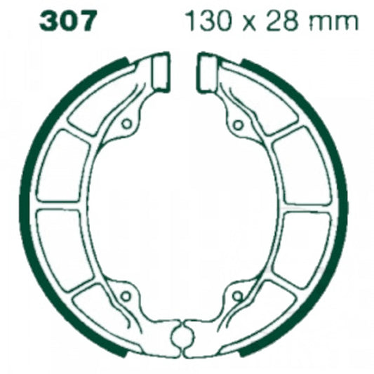 Mordazas de freno Yamaha / SYM / Peugeot / Kymco 130x28 EBC H307
