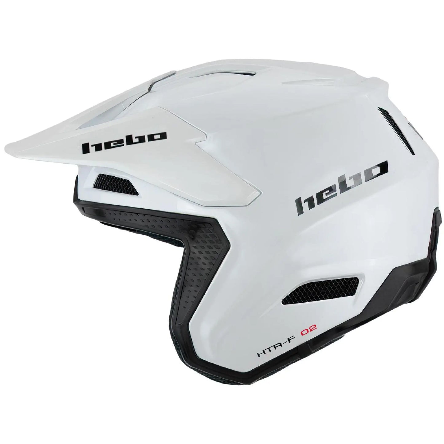 Casco Hebo Zone Pro Monocolor - Blanco Brillo