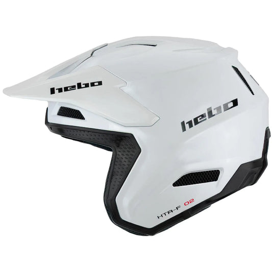 Casco Hebo Zone Pro Monocolor - Blanco Brillo