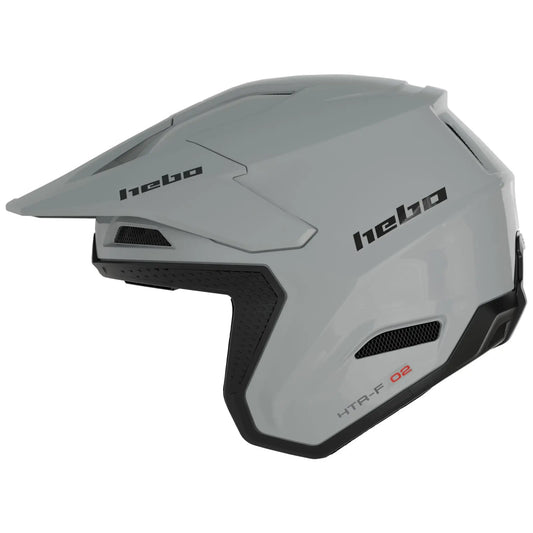 Casco Hebo Zone Pro Monocolor - Gris Brillo