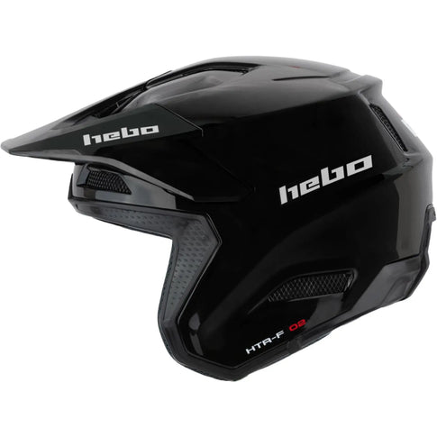 Casco Hebo Zone Pro Monocolor - Negro Brillo