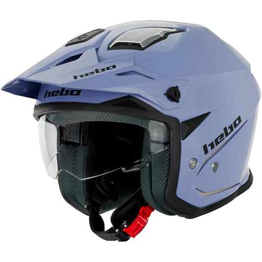 Casco Hebo Zone 5 Monocolor - Azul Brillo