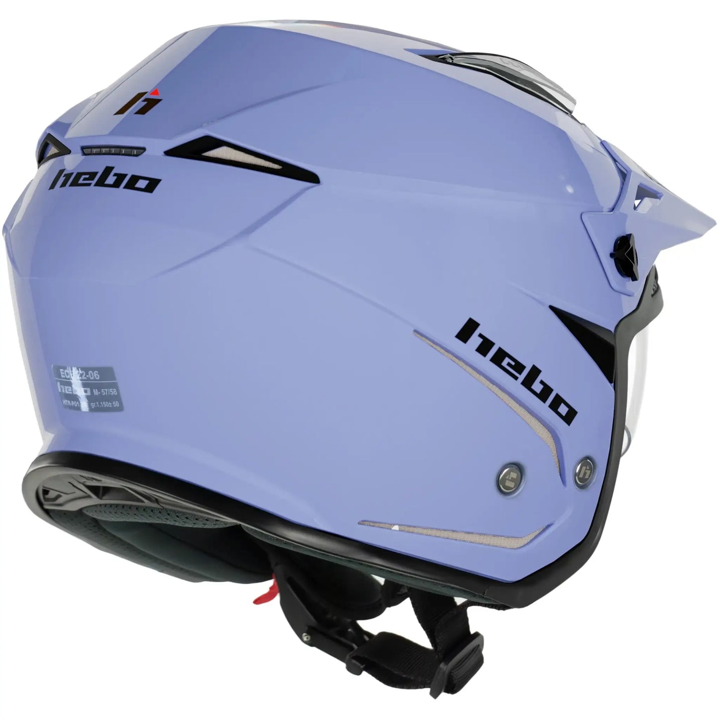 Casco Hebo Zone 5 Monocolor - Azul Brillo