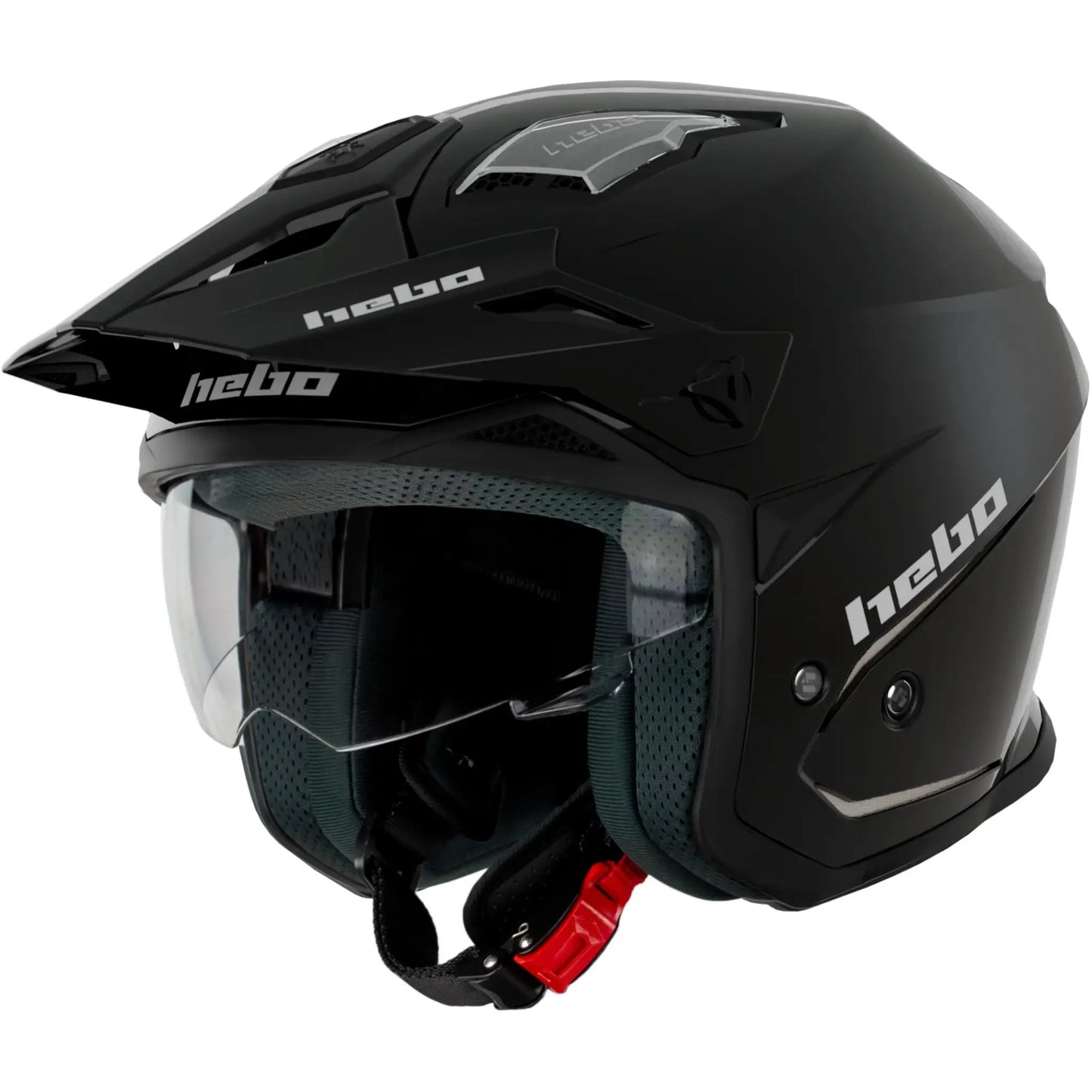 Casco Hebo Zone 5 Monocolor - Negro Brillo