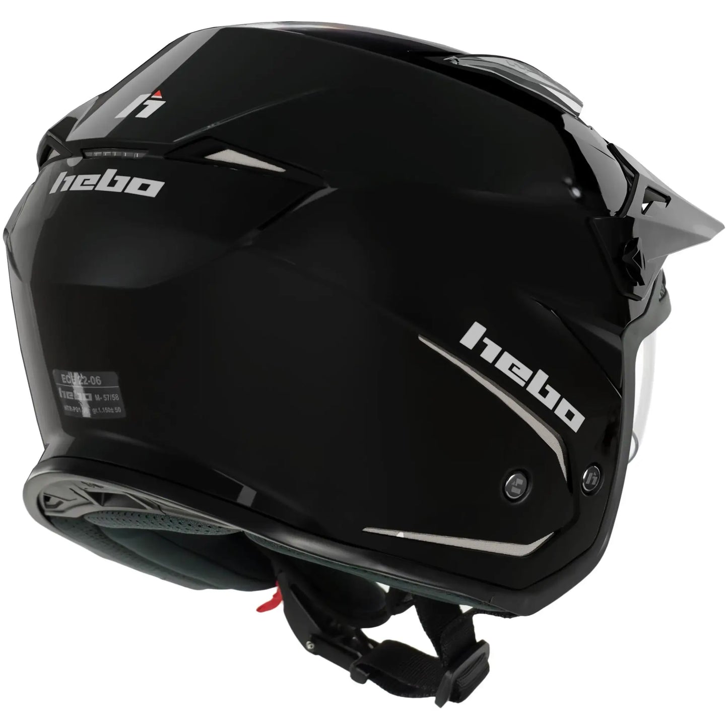 Casco Hebo Zone 5 Monocolor - Negro Brillo