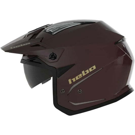 Casco Hebo Zone 5 Line - Granate Brillo