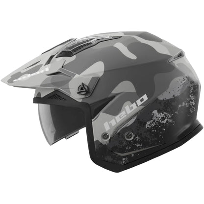 Casco Hebo Zone 5 Camo - Negro/Gris Mate