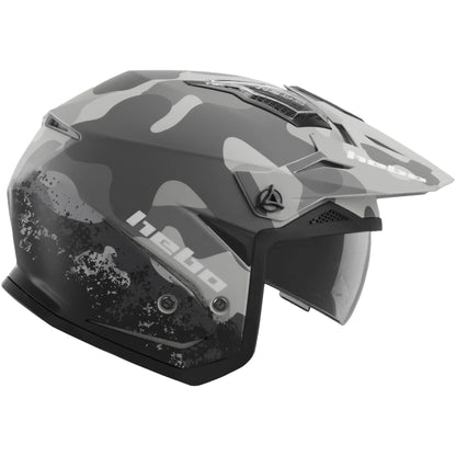 Casco Hebo Zone 5 Camo - Negro/Gris Mate
