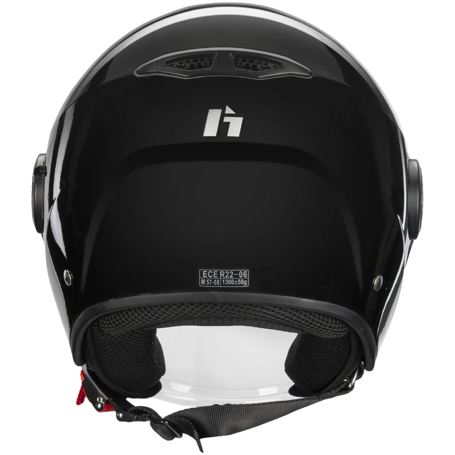 Casco Hebo Demi Jet CTR - Negro Brillo