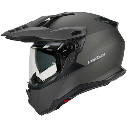 Casco Hebo XP22 Transam - Titanio Mate