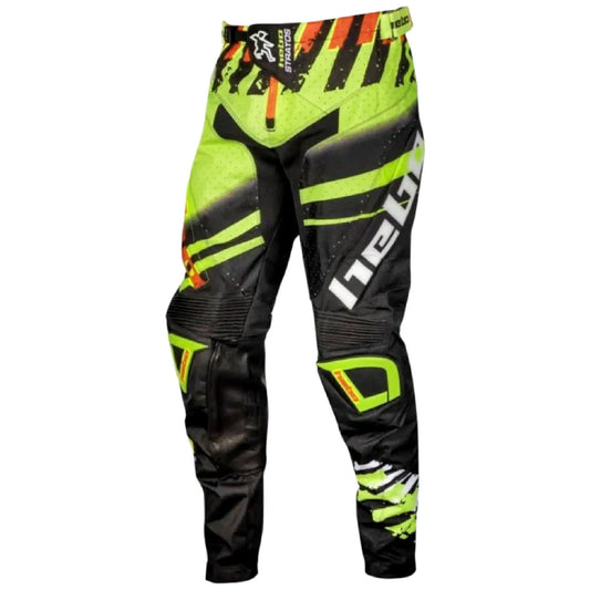 Pantalón Hebo MX Stratos Junior - Negro/Amarillo