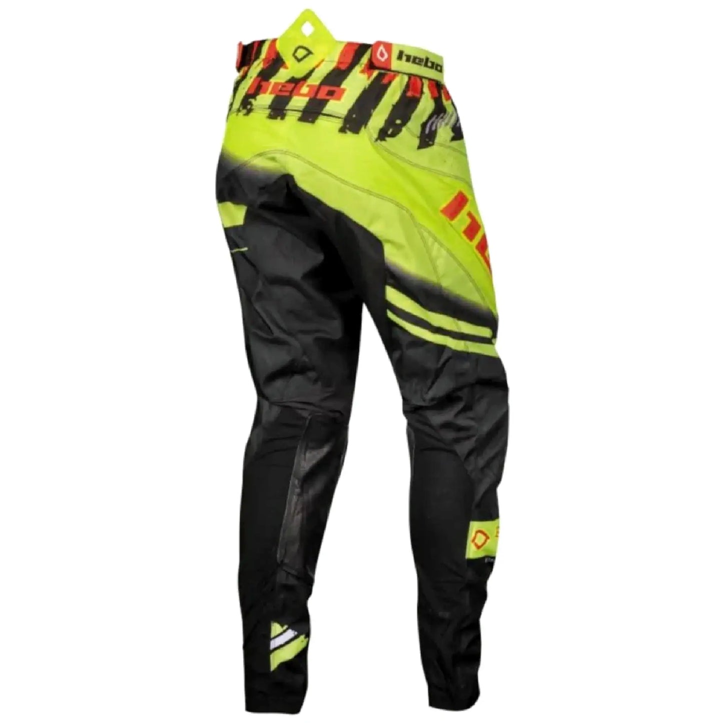 Pantalón Hebo MX Stratos Junior - Negro/Amarillo