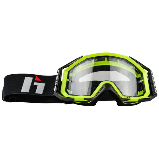 Gafas MX Hebo Quantum II - Amarillo Fluo