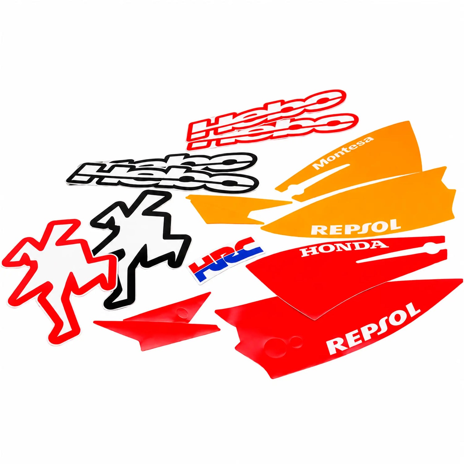 Kit pegatinas casco Hebo Repsol Honda
