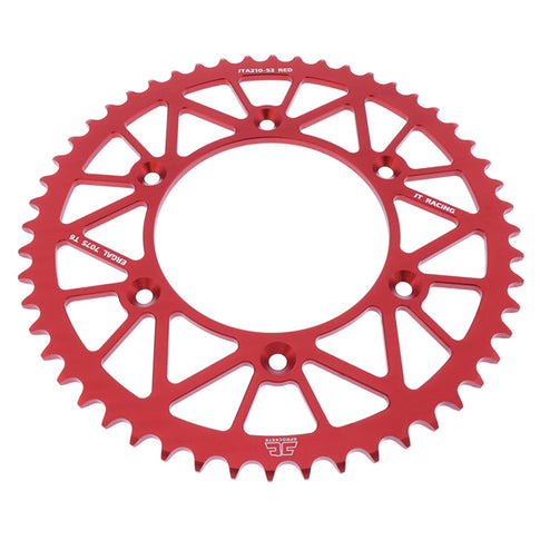 Corona Honda CR 125/250 / CRF 250/450 / Beta Z- 50 Aluminio Rojo JT Sprockets